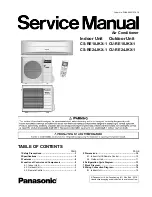 Panasonic CS-RE18JKX-1 Service Manual preview