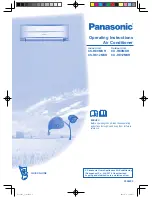 Panasonic CS-RE9MKR Operating Instructions Manual preview