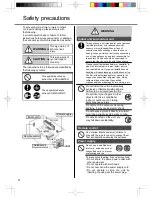 Preview for 4 page of Panasonic CS-RE9PKE Operating Instructions Manual