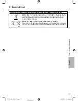 Preview for 11 page of Panasonic CS-RZ12RKR Operating Instructions Manual