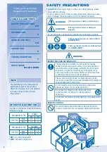 Предварительный просмотр 2 страницы Panasonic CS-S9LKR Operating Instructions Manual