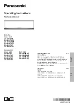 Panasonic CS-S9TKZW Operating Instructions Manual preview