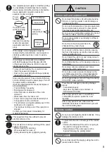 Preview for 5 page of Panasonic CS-S9TKZW Operating Instructions Manual