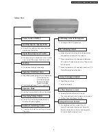 Предварительный просмотр 3 страницы Panasonic CS-SA12CKP Service Manual