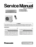 Preview for 1 page of Panasonic CS-SA18CKP Service Manual