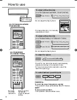 Preview for 8 page of Panasonic CS-TE20TKEW Operating Instructions Manual