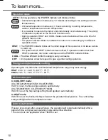 Preview for 10 page of Panasonic CS-TE20TKEW Operating Instructions Manual