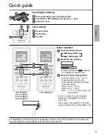 Preview for 3 page of Panasonic CS-TZ12SKEW Operating Instructions Manual