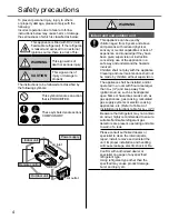 Preview for 4 page of Panasonic CS-TZ12SKEW Operating Instructions Manual