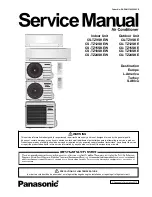 Panasonic CS-TZ12SKEW Service Manual preview