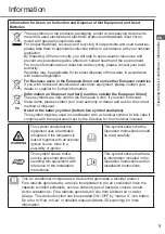 Preview for 9 page of Panasonic CS-TZ20ZKEW Operating Instructions Manual