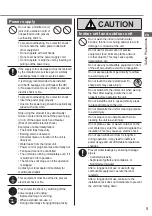 Preview for 5 page of Panasonic CS-TZ60ZKEW Operating Instructions Manual