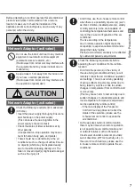 Preview for 7 page of Panasonic CS-TZ60ZKEW Operating Instructions Manual