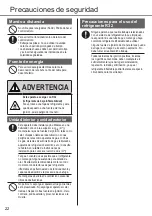 Preview for 22 page of Panasonic CS-TZ60ZKEW Operating Instructions Manual