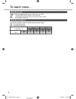 Preview for 8 page of Panasonic CS-U18RKR Operating Instructions Manual