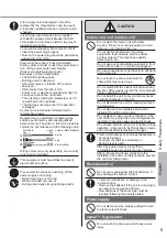 Preview for 5 page of Panasonic CS-U9XKD-3 Operating Instructions Manual