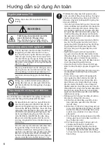 Предварительный просмотр 6 страницы Panasonic CS-U9XKH-8 Operating Instructions Manual