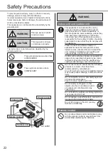 Предварительный просмотр 22 страницы Panasonic CS-U9XKH-8 Operating Instructions Manual