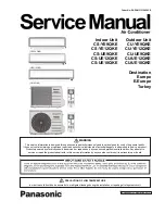 Предварительный просмотр 1 страницы Panasonic CS-UE12QKE Service Manual