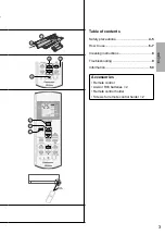 Preview for 3 page of Panasonic CS-UE18RKE Operating Instructions Manual