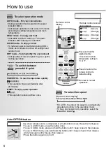 Preview for 6 page of Panasonic CS-UE18RKE Operating Instructions Manual