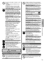 Preview for 13 page of Panasonic CS-UE18RKE Operating Instructions Manual