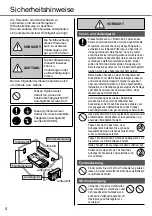 Preview for 4 page of Panasonic CS-UE9RKE Operating Instructions Manual