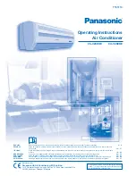 Panasonic CS-V28EKE CU-V28EKE Operating Instructions Manual preview