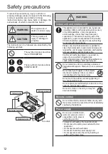 Preview for 12 page of Panasonic CS-V7PWA-2 Operating Instructions Manual