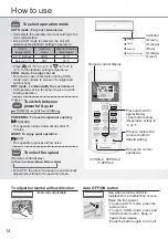 Preview for 14 page of Panasonic CS-V7PWA-2 Operating Instructions Manual