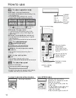 Preview for 14 page of Panasonic CS-V7PWA Operating Instructions Manual