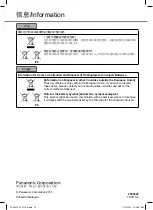 Предварительный просмотр 16 страницы Panasonic CS-V7RWA Operating Instructions Manual