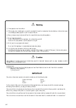 Preview for 28 page of Panasonic CS-VC125KE Operating Instructions Manual