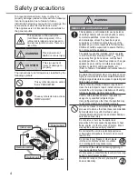 Предварительный просмотр 4 страницы Panasonic CS-VU12SKQ Operating Instructions Manual