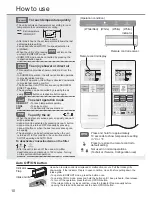 Предварительный просмотр 10 страницы Panasonic CS-VU12SKQ Operating Instructions Manual