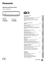 Panasonic CS-VZ9SKE Operating Instructions Manual preview