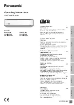 Preview for 1 page of Panasonic CS-VZ9SKE Operating Instructions Manual