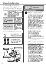 Preview for 46 page of Panasonic CS-VZ9SKE Operating Instructions Manual