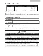 Предварительный просмотр 35 страницы Panasonic CS-W18CKP Service Manual