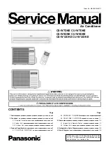 Panasonic CS-W7DKE Service Manual предпросмотр