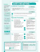 Preview for 2 page of Panasonic CS-W7DKR Operating Instructions Manual