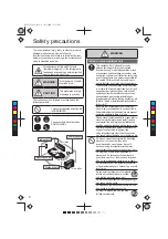 Preview for 4 page of Panasonic CS-WU12VKYF Series Operating Instructions Manual