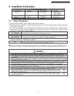 Preview for 27 page of Panasonic CS-XA9DKD Service Manual