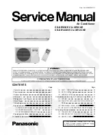 Preview for 1 page of Panasonic CS-XE12CKE Service Manual