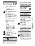 Preview for 5 page of Panasonic CS-XE12SKUA-1 Operating Instructions Manual