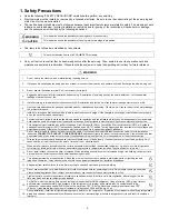 Preview for 3 page of Panasonic CS-XE12SKUA-1 Service Manual