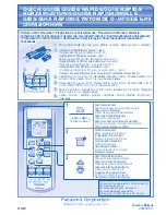 Предварительный просмотр 10 страницы Panasonic CS-XE7JKEW Operating Instructions Manual