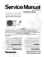 Panasonic CS-XE9CKE Service Manual preview