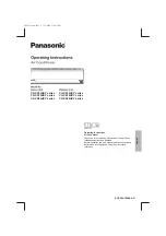 Panasonic CS-XS12UKY Series Operating Instructions Manual preview