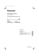 Panasonic CS-XS12VKYF Series Operating Instructions Manual preview